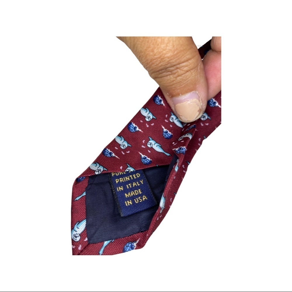 Brooks Brothers Silk Tie Seals Igloos - Picture 5 of 5